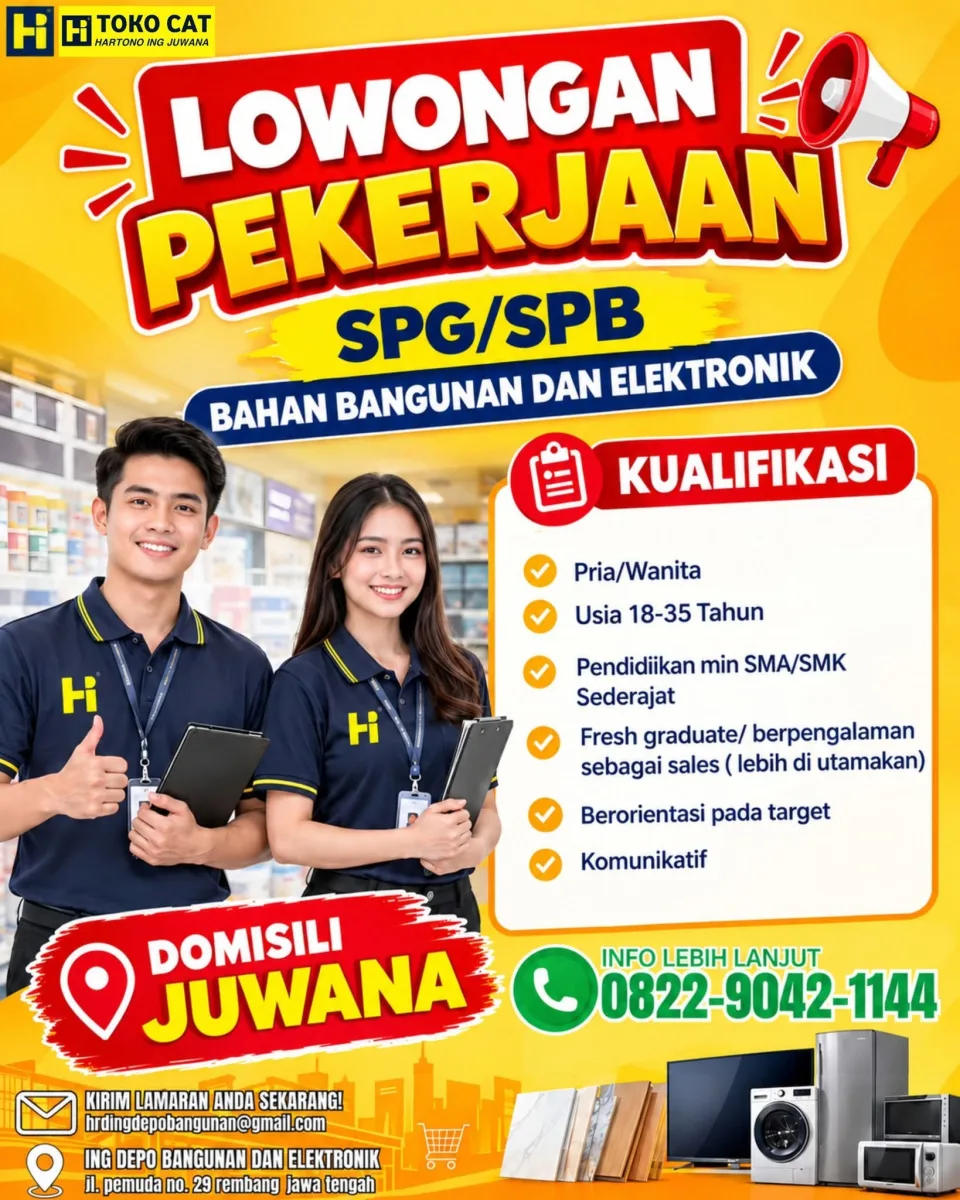 SPG/SPB Bahan Bangunan dan Elektronik